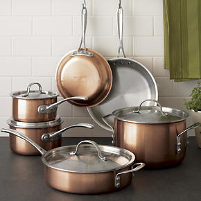 Calphalon Tri-Ply 10-Piece Stainless Steel Cookware Set – Monsecta Depot